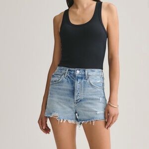 AGOLDE Jaden denim short in Surreal